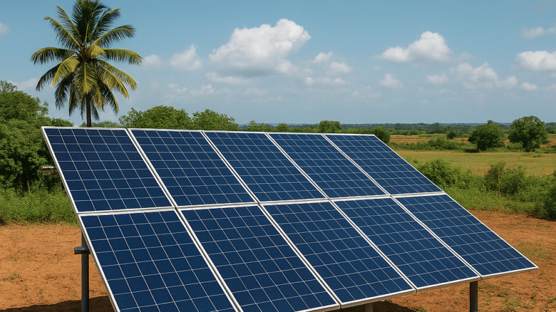 ground mounted solar panel